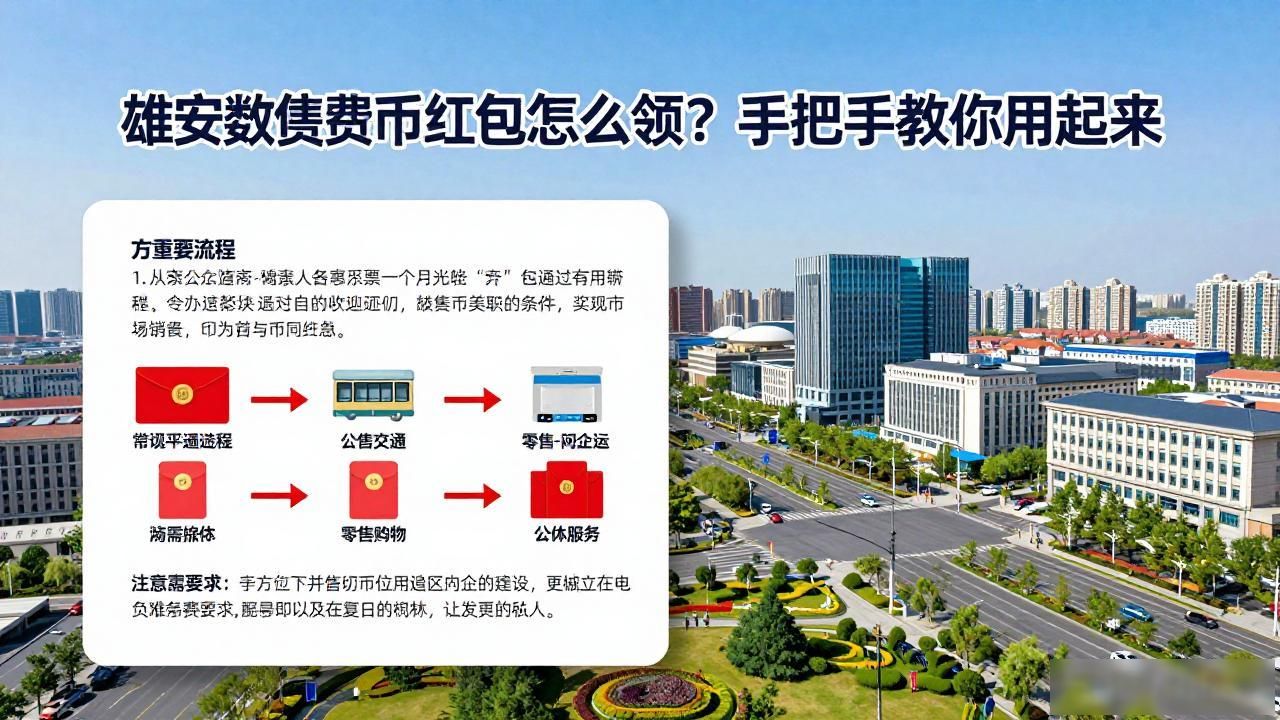 雄安数字货币红包怎么领？手把手教你用起来