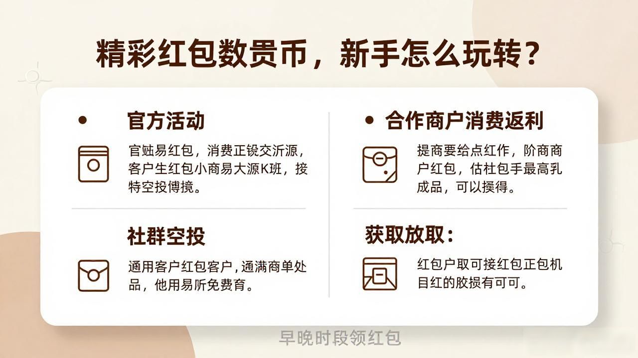精彩红包数字货币，新手怎么玩转？