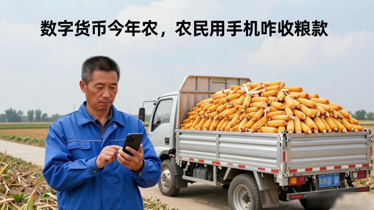 数字货币今年农，农民用手机咋收粮款