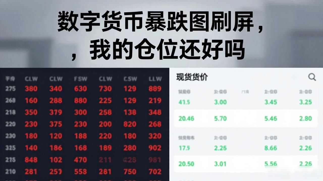 数字货币暴跌图刷屏，我的仓位还好吗