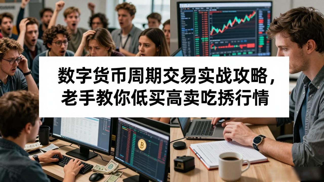 数字货币周期交易实战攻略，老手教你低买高卖吃透行情