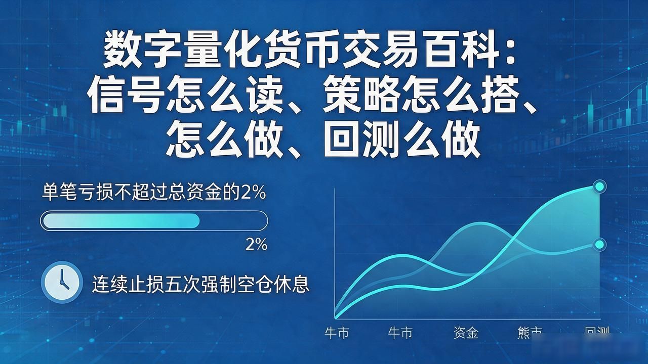 数字量化货币交易百科：信号怎么读、策略怎么搭、回测怎么做