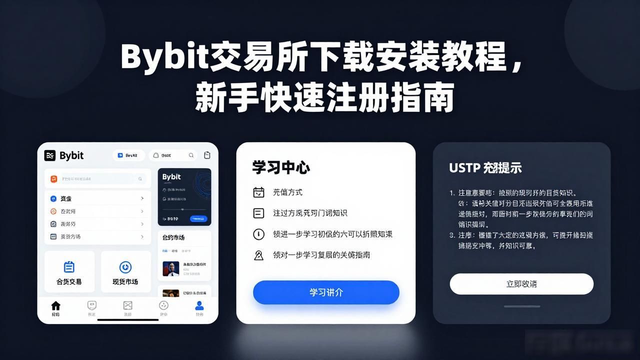 Bybit交易所下载安装教程，新手快速注册指南