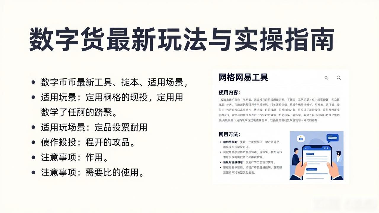 数字货币最新玩法与实操指南