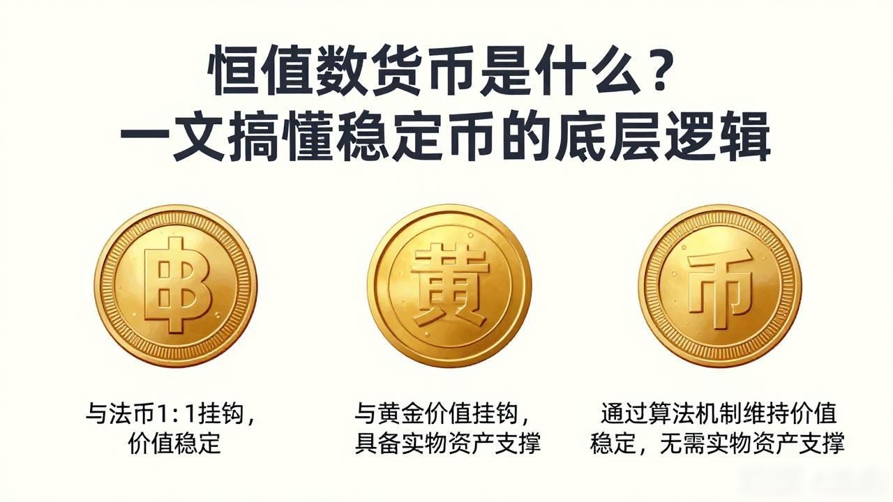 恒值数字货币是什么？一文搞懂稳定币的底层逻辑