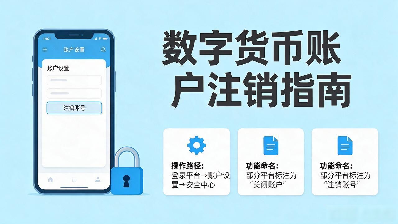 数字货币交易怎么注销？手把手教你安全销户