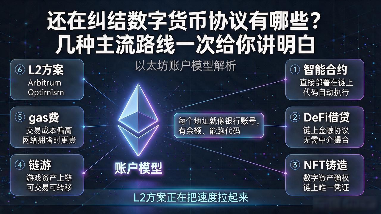 还在纠结数字货币协议有哪些？几种主流路线一次给你讲明白