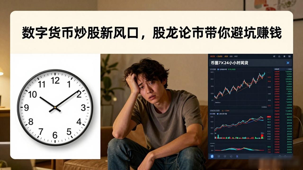 数字货币炒股新风口，股龙论市带你避坑赚钱