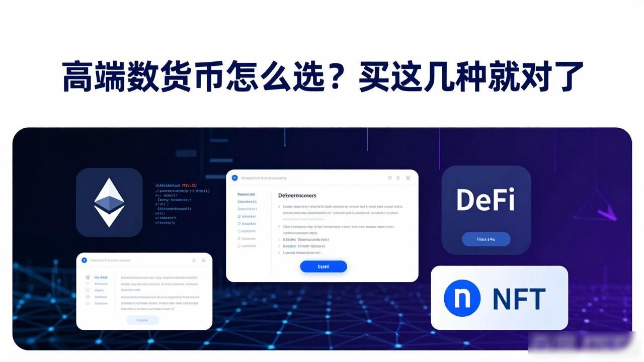 高端数字货币怎么选？买这几种就对了
