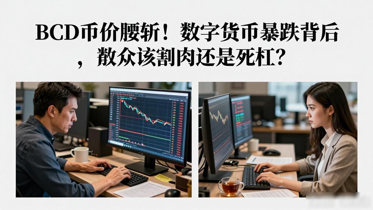 BCD币价腰斩！数字货币暴跌背后，散户该割肉还是死扛？