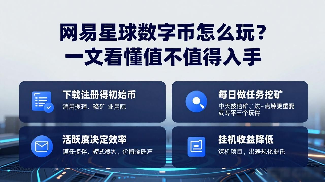 网易星球数字币怎么玩？一文看懂值不值得入手