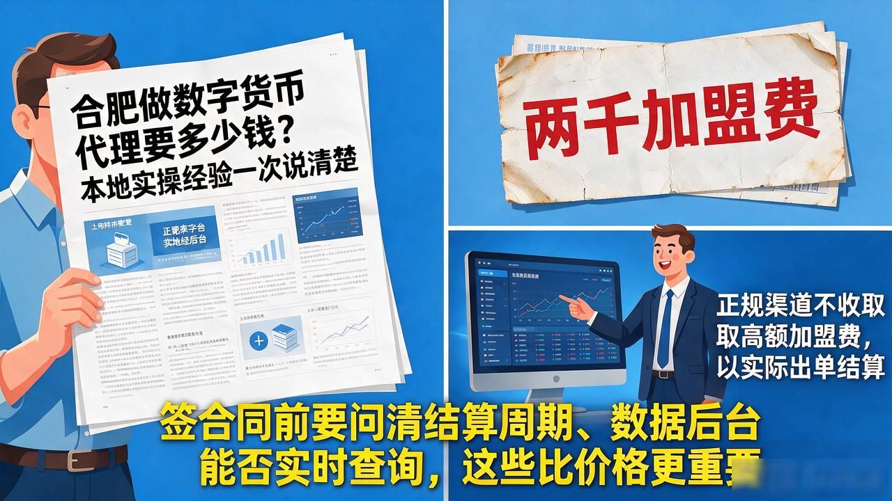 合肥做数字货币代理要多少钱？本地实操经验一次说清楚