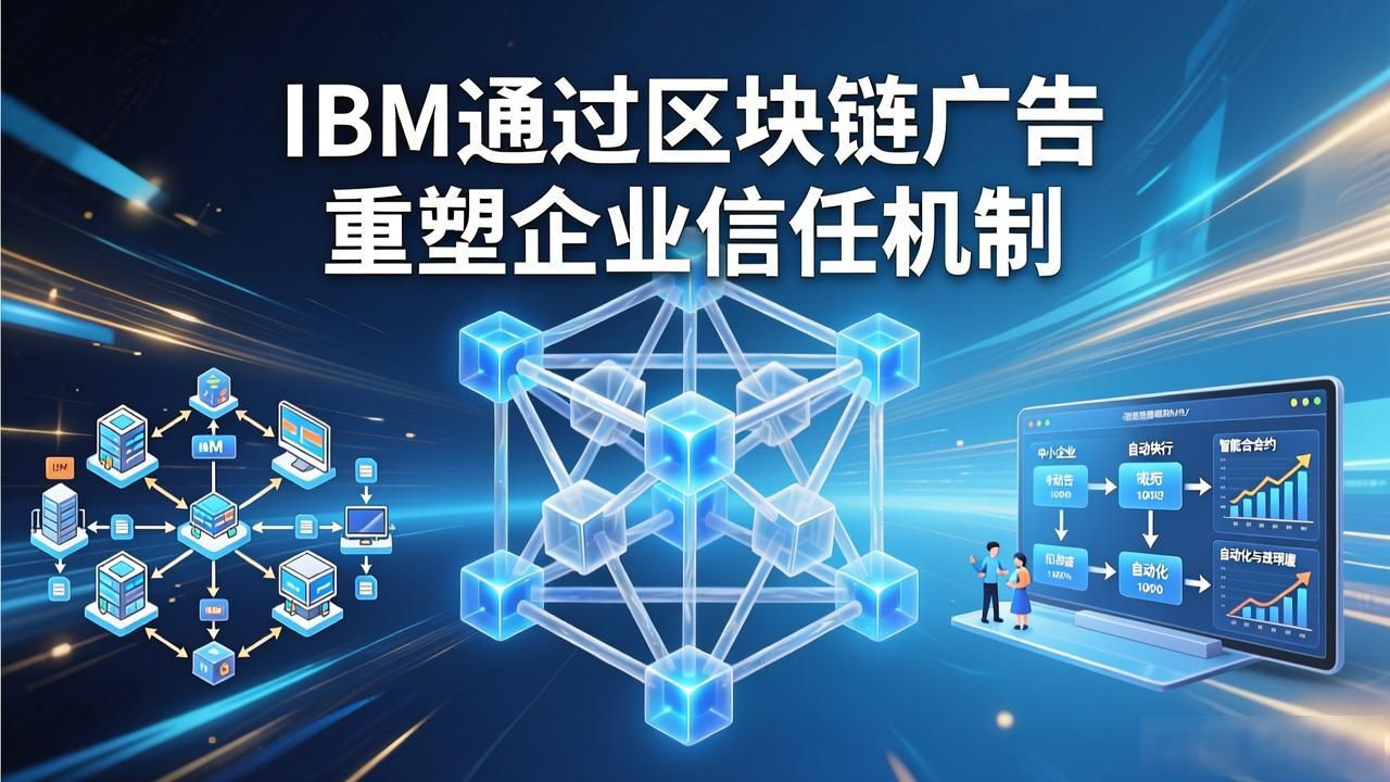 IBM通过区块链广告重塑企业信任机制