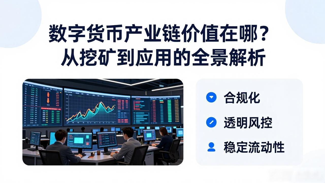 数字货币产业链价值在哪？从挖矿到应用的全景解析