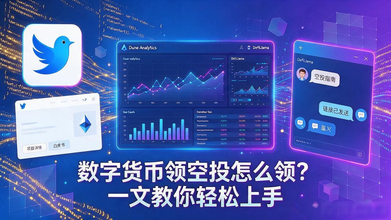 数字货币领空投怎么领？一文教你轻松上手