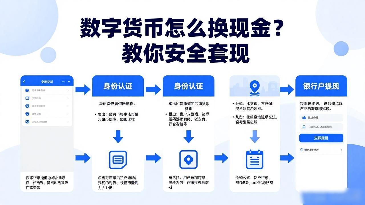 数字货币怎么换成现金？教你安全套现