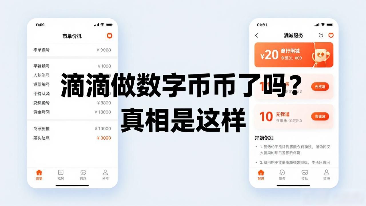 滴滴做数字货币了吗？真相是这样的