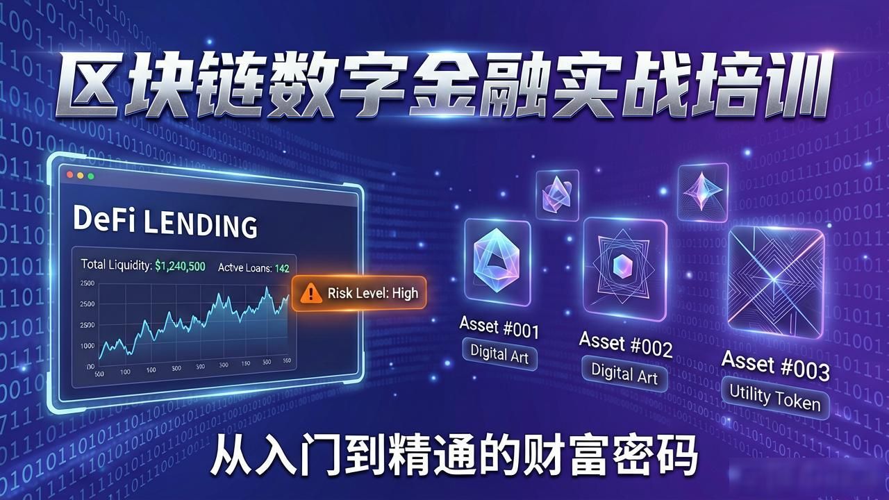 区块链数字金融实战培训：从入门到精通的财富密码