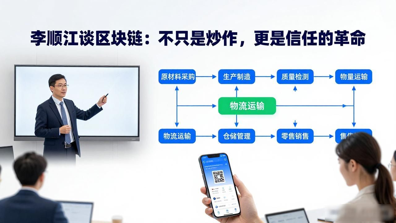 李顺江谈区块链：不只是炒作，更是信任的革命