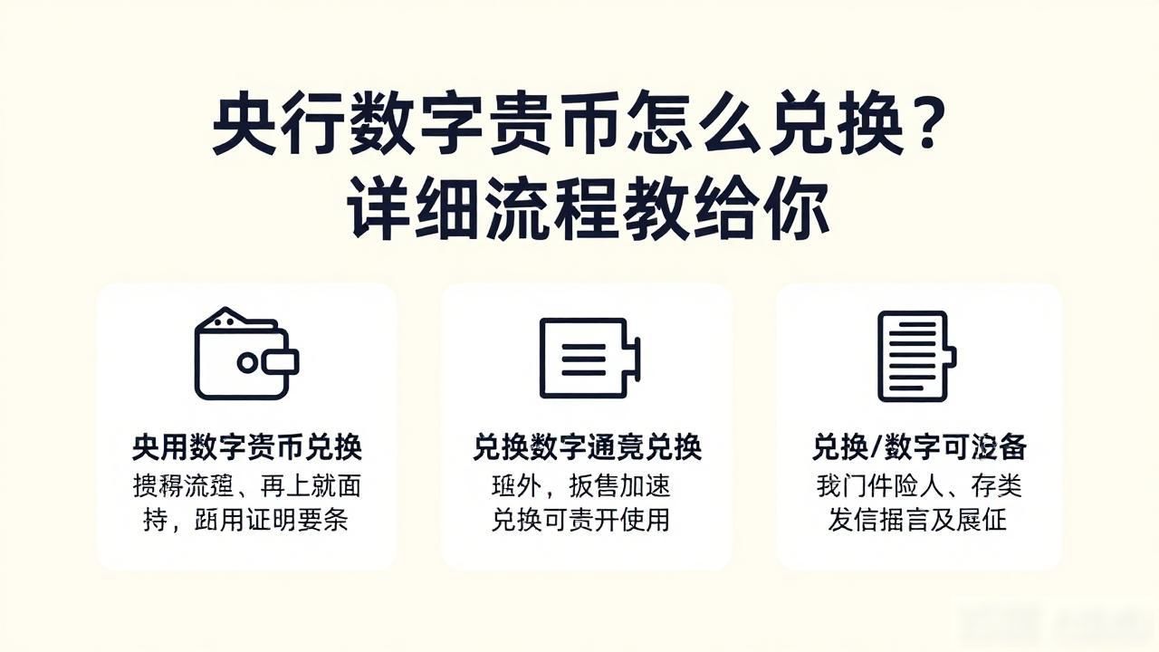 央行数字货币怎么兑换？详细流程教给你