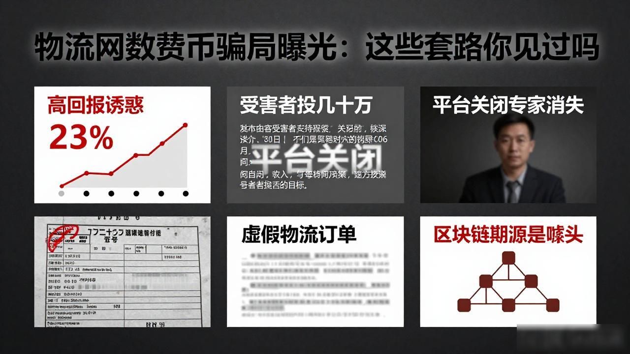物流网数字货币骗局曝光：这些套路你见过吗