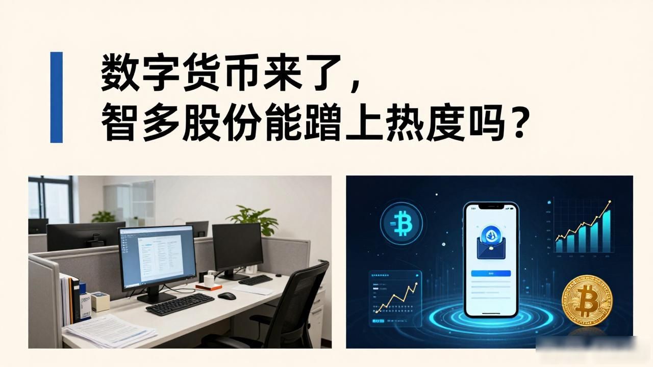 数字货币来了，智多股份能蹭上热度吗？