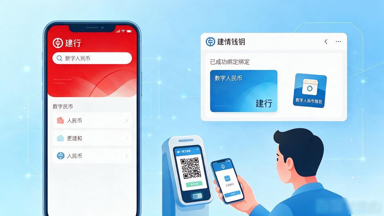 建行数字货币在哪？网点柜台、手机银行、ATM机都能开，一篇讲透