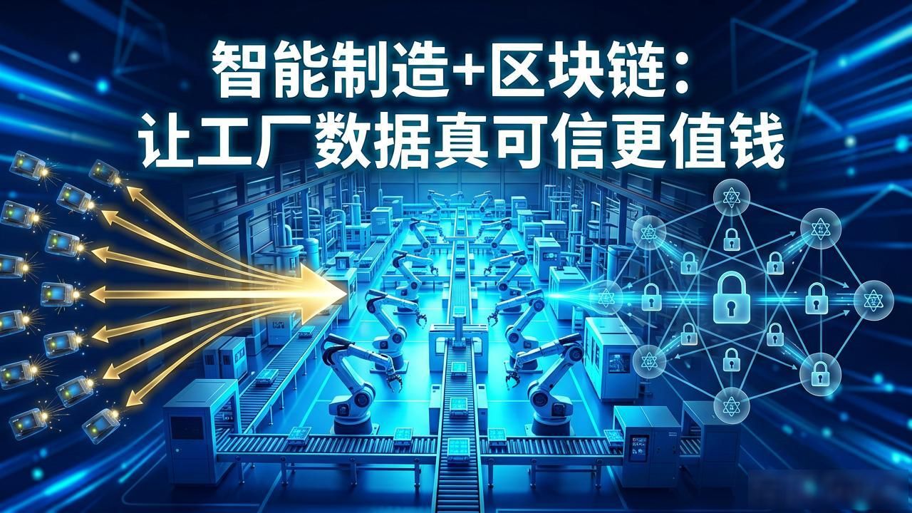 智能制造+区块链：让工厂数据真可信更值钱