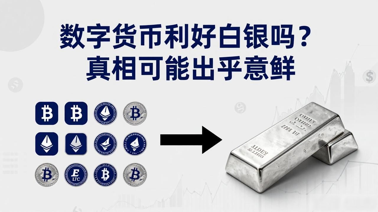 数字货币利好白银吗？真相可能出乎意料