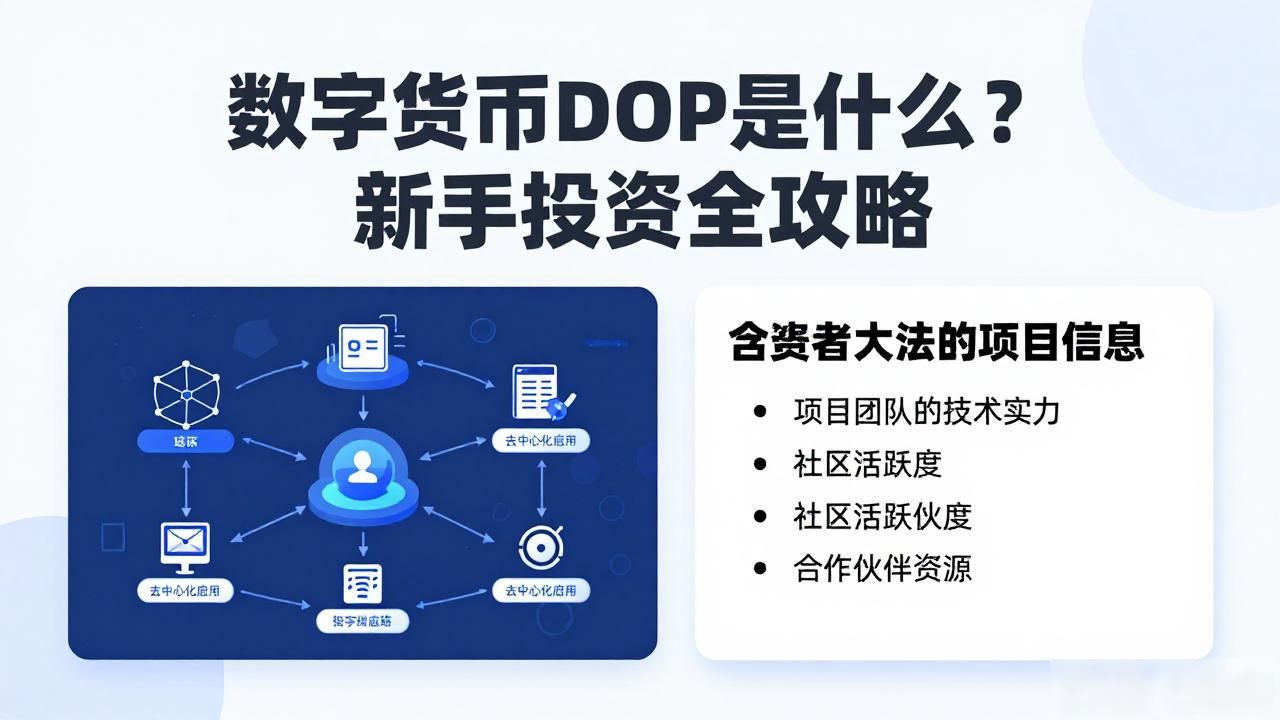 数字货币DOP是什么？新手投资全攻略