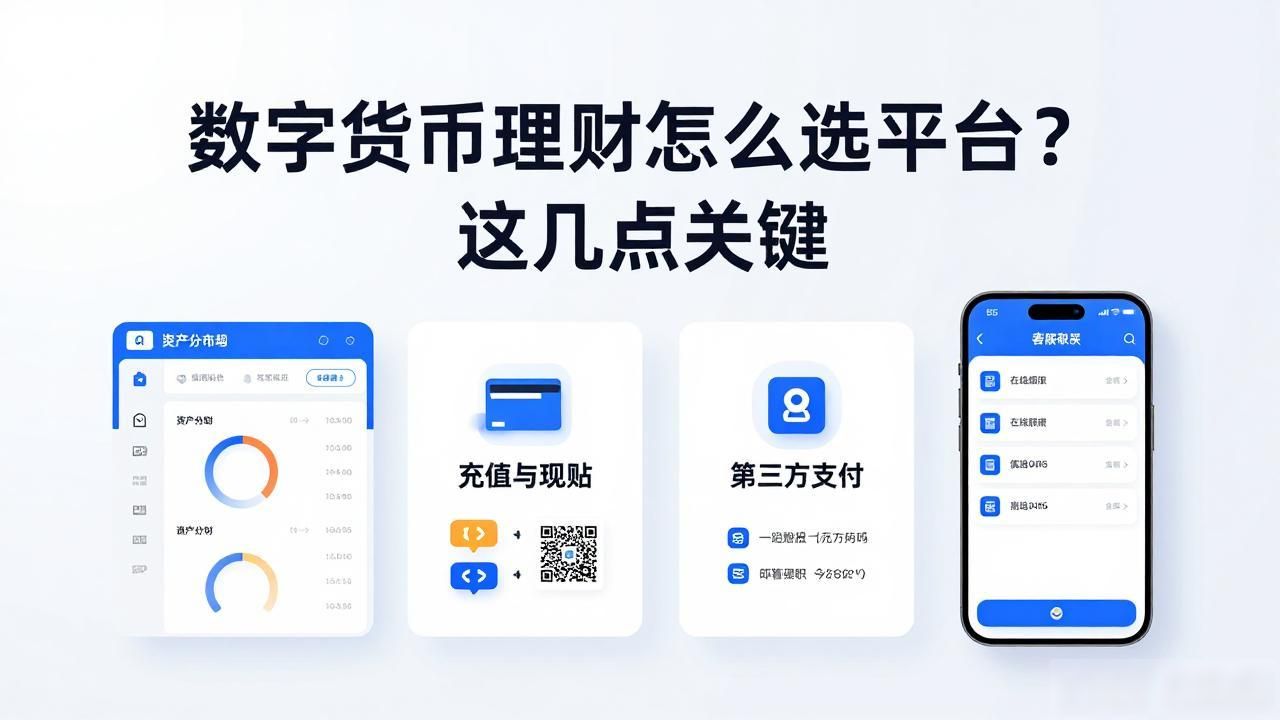 数字货币理财怎么选平台？这几点关键