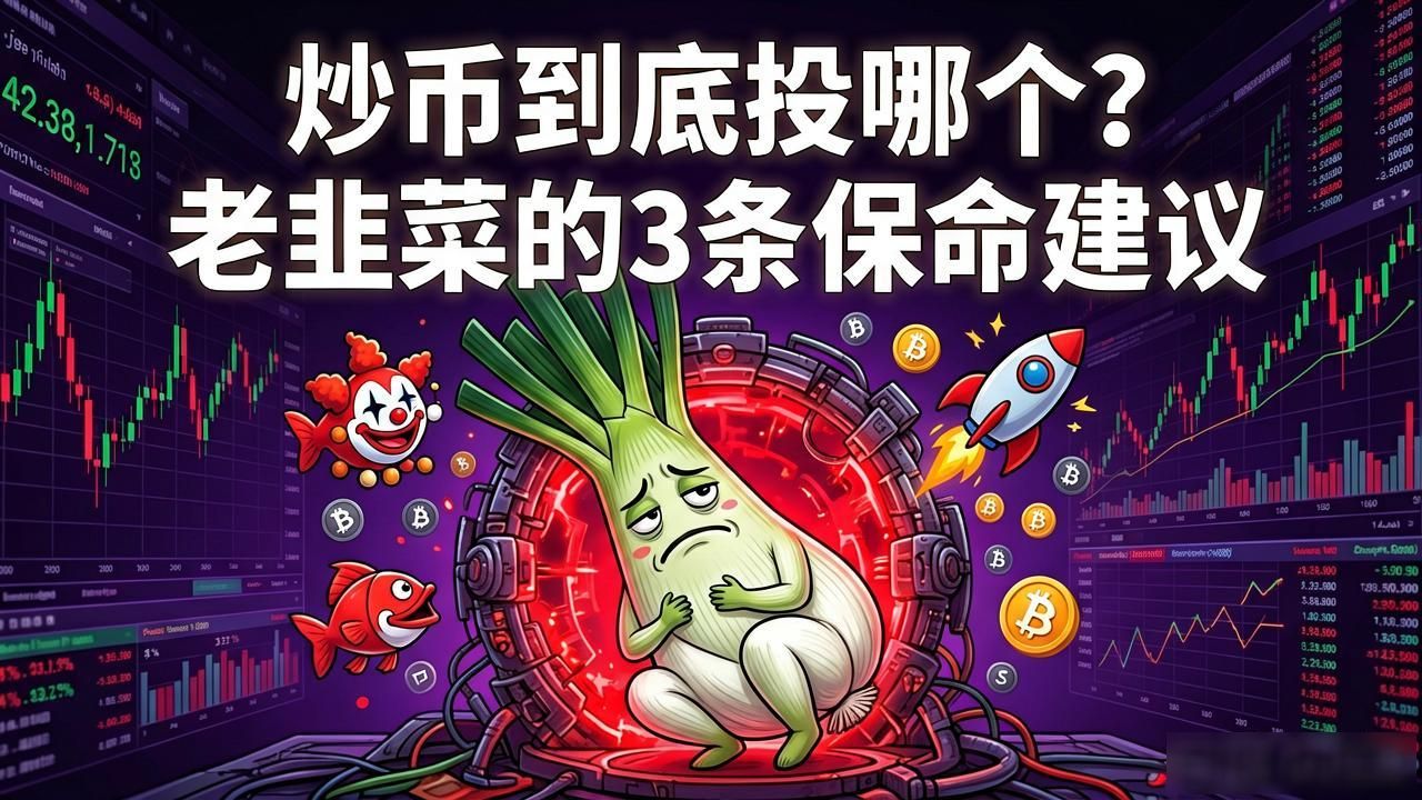 炒币到底投哪个？老韭菜的3条保命建议