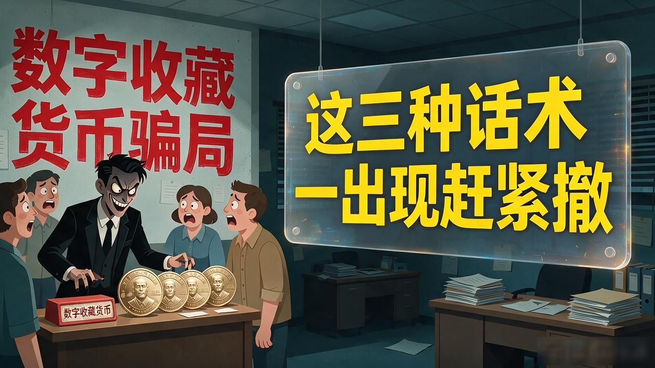 数字收藏货币骗局太坑，这三种话术一出现赶紧撤