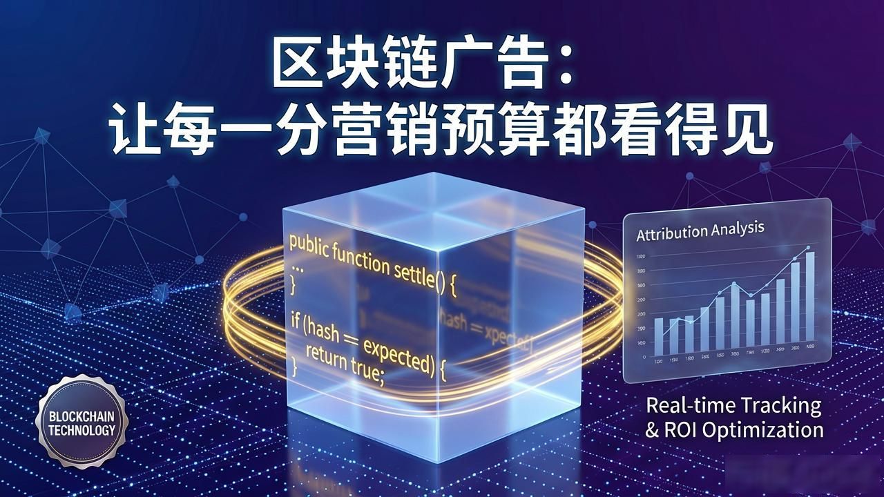 区块链广告：让每一分营销预算都看得见