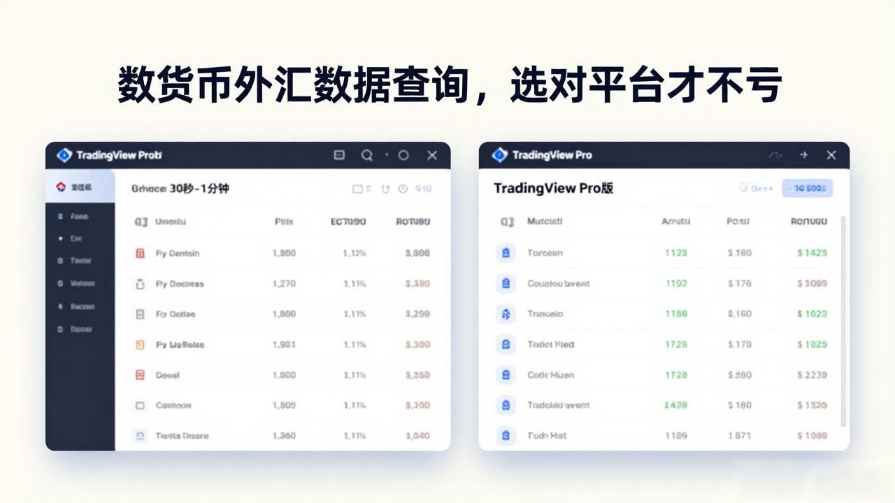 数字货币外汇数据查询，选对平台才不亏