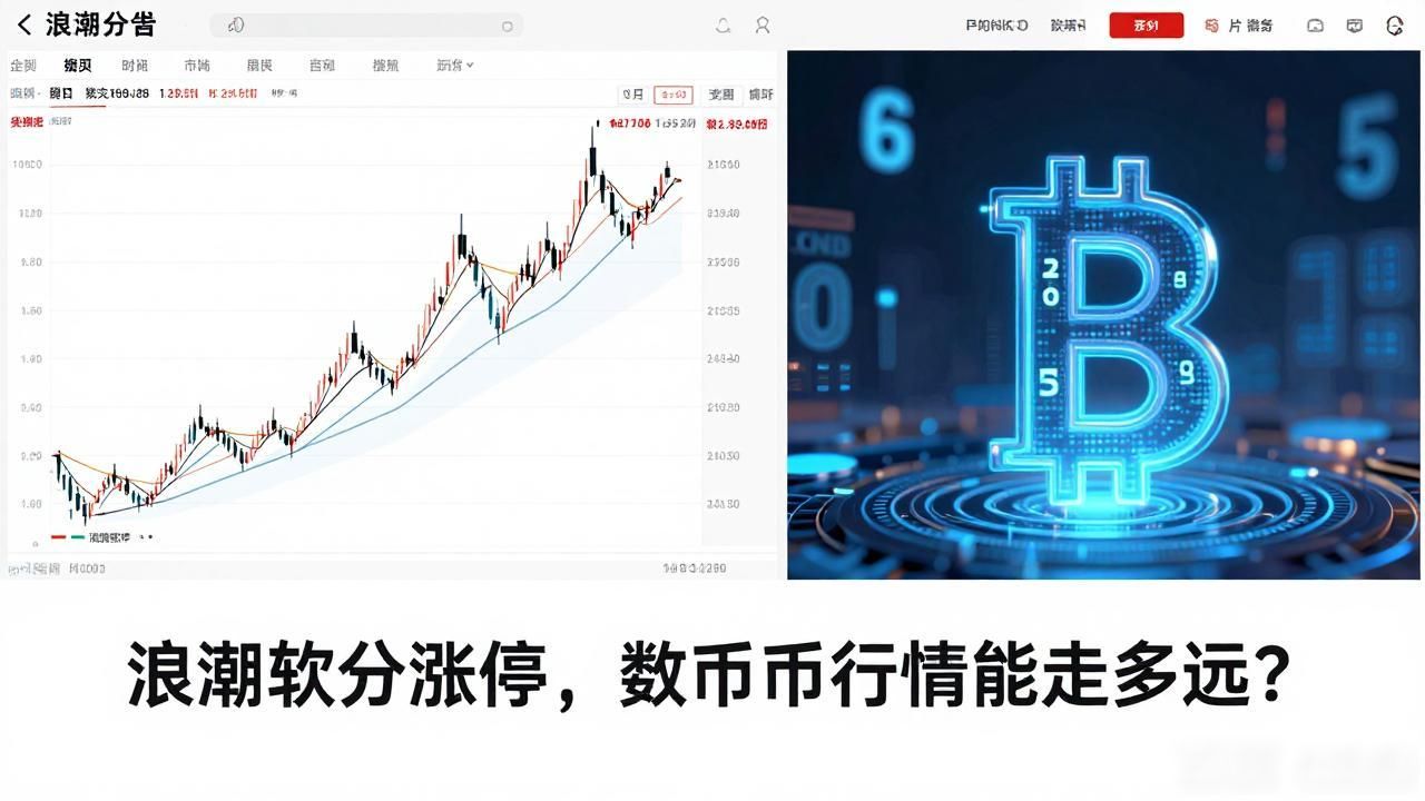 浪潮软件涨停，数字货币行情能走多远？