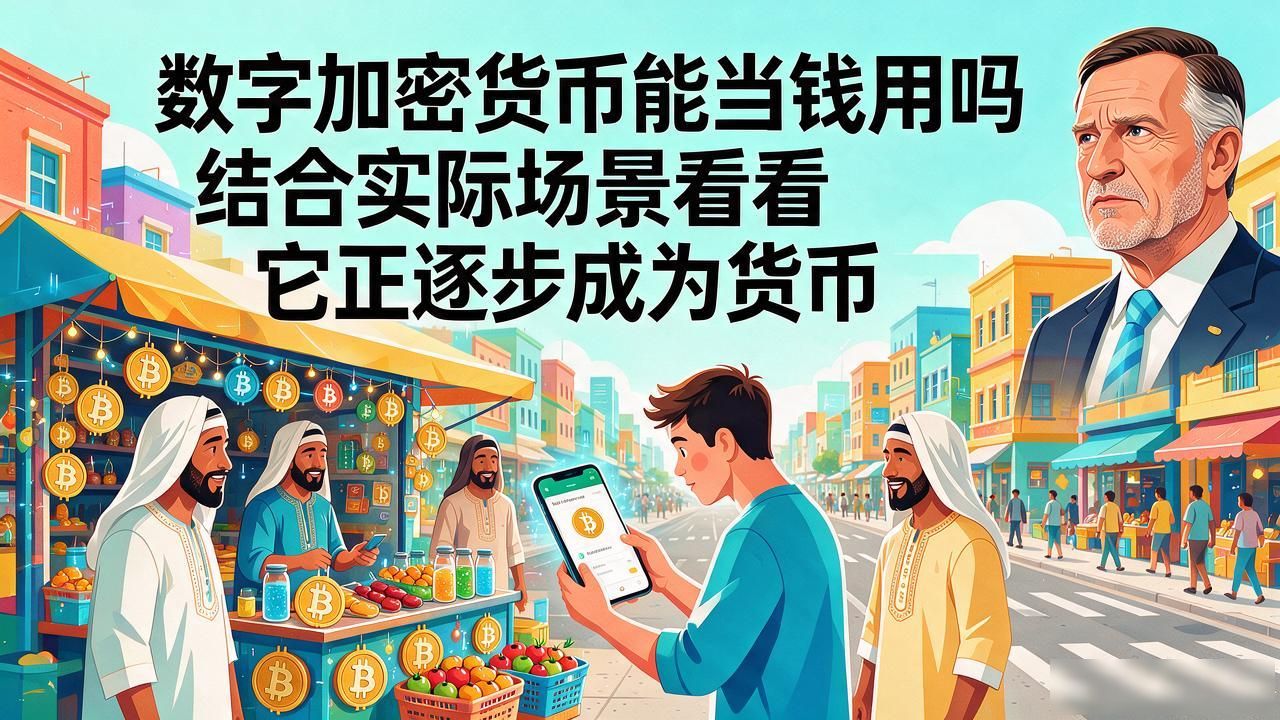 数字加密货币能当钱用吗 结合实际场景看看它正逐步成为货币
