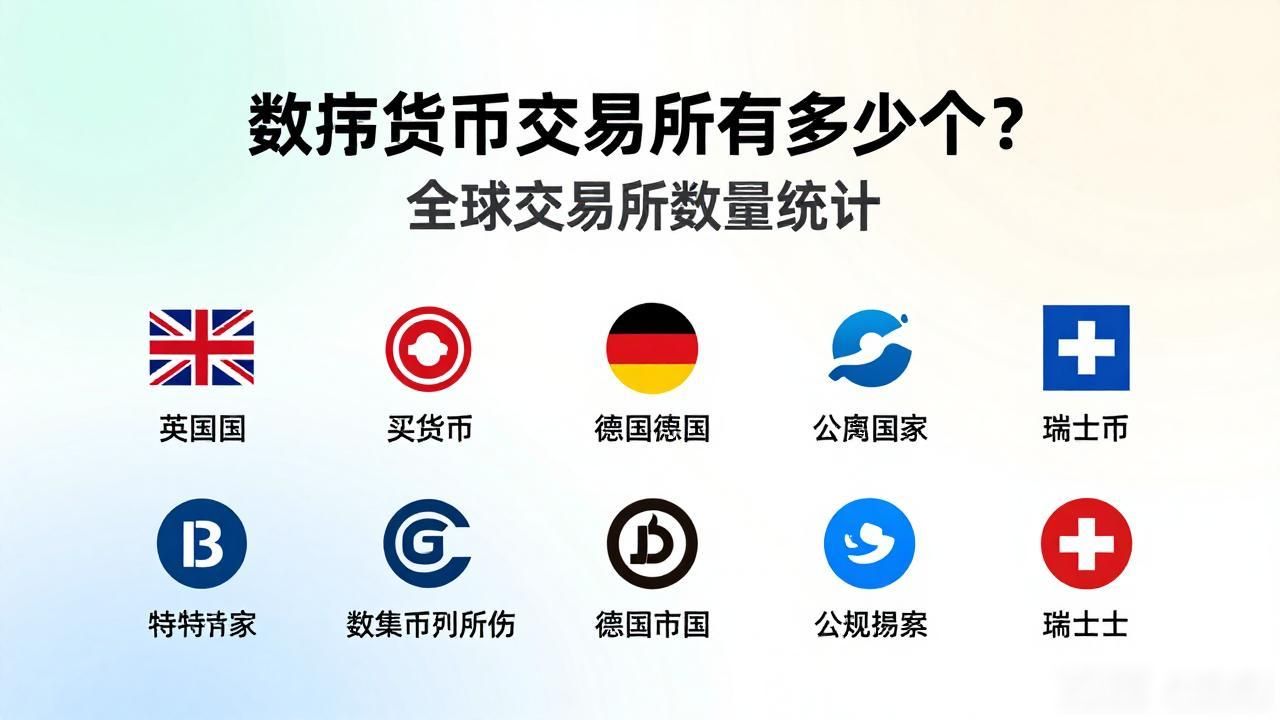 数字货币交易所有多少个？全球交易所数量统计