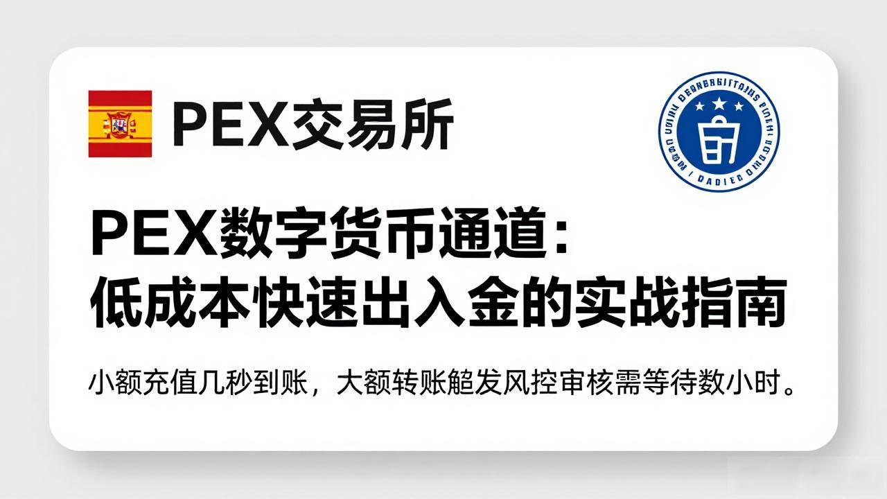 PEX数字货币通道：低成本快速出入金的实战指南