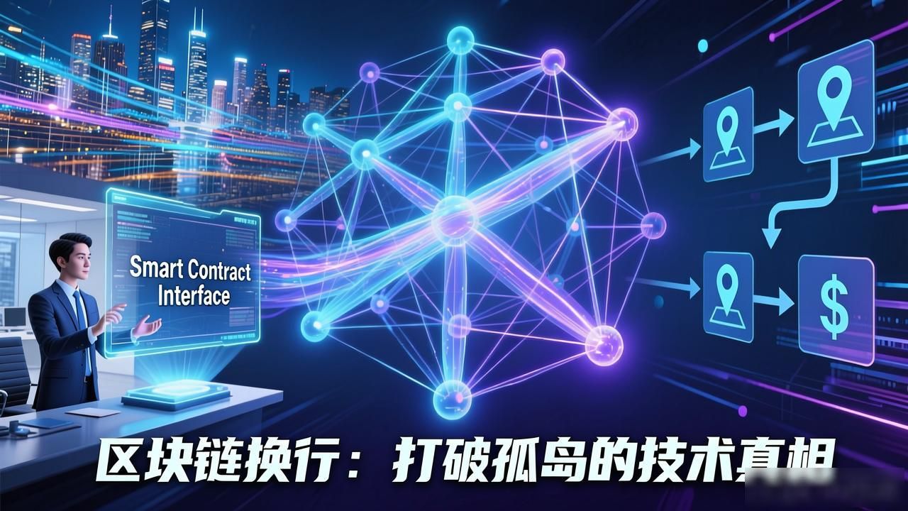 区块链换行：打破孤岛的技术真相