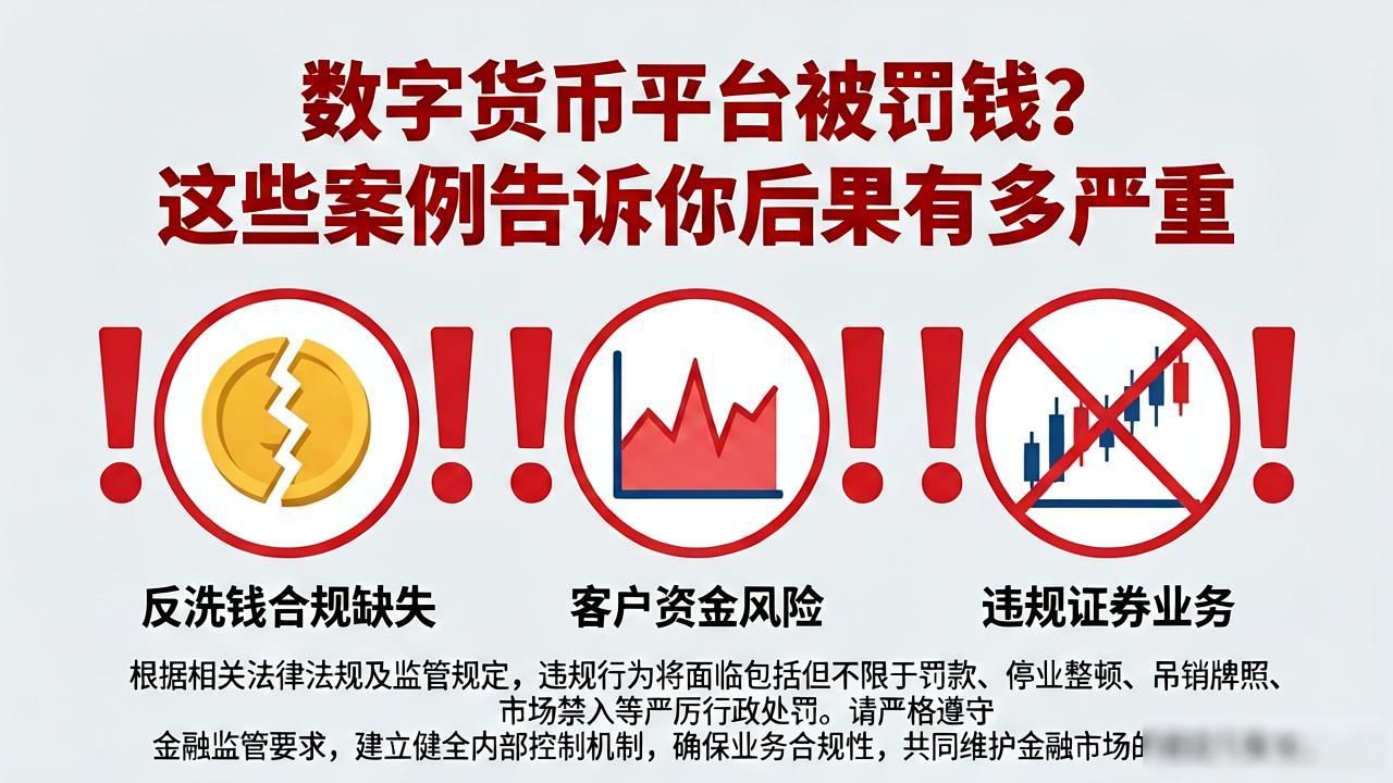 加密货币交易所违规行为_数字货币平台监管处罚案例_数字货币平台被罚钱