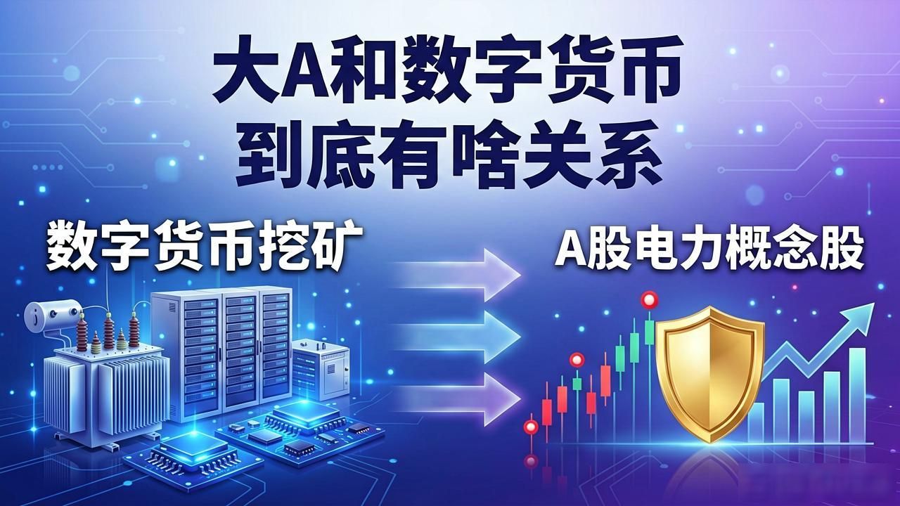 A股与数字货币联动关系_大A与数字货币关系_数字货币挖矿电力概念股