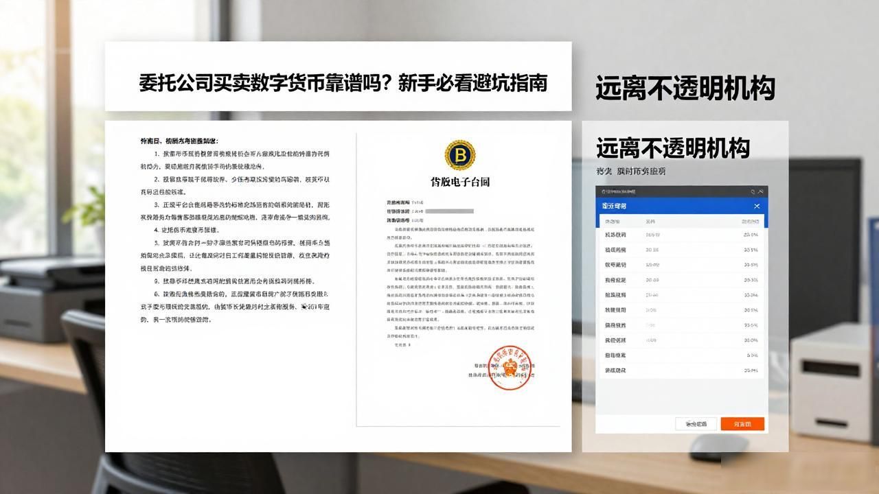 委托公司买卖数字货币靠谱吗？新手必看避坑指南