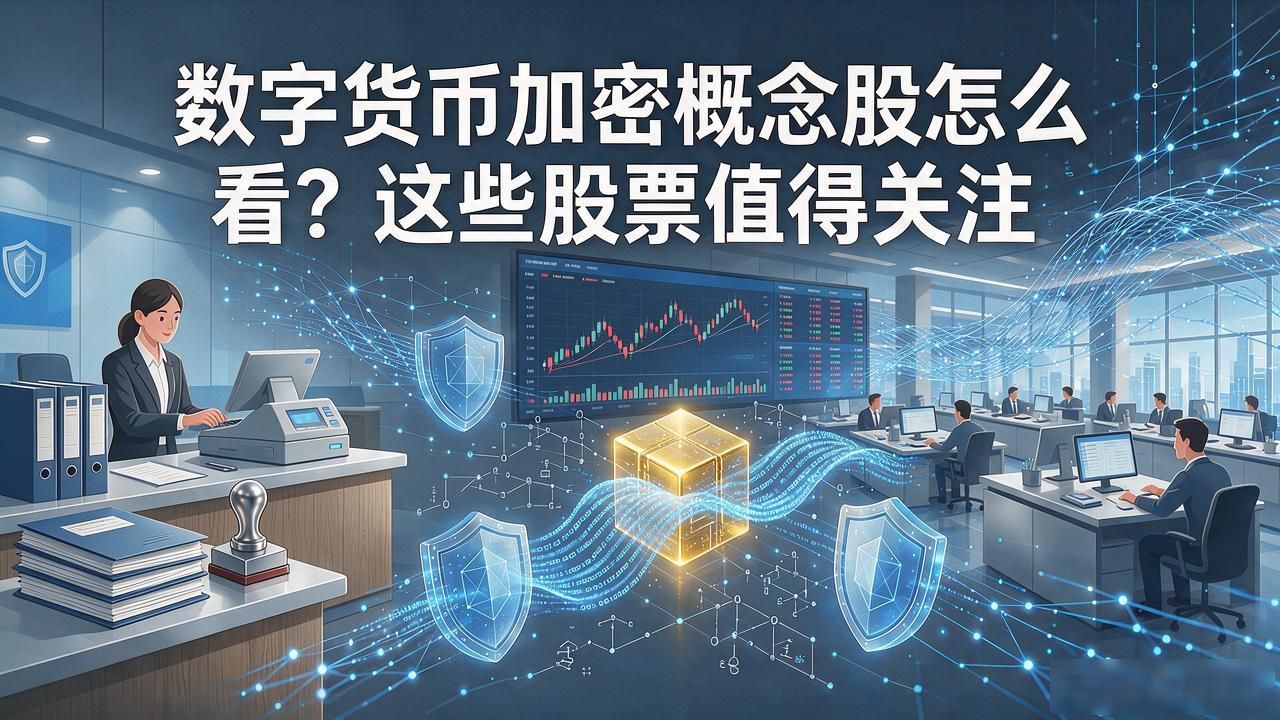 数字货币加密概念股怎么看？这些股票值得关注