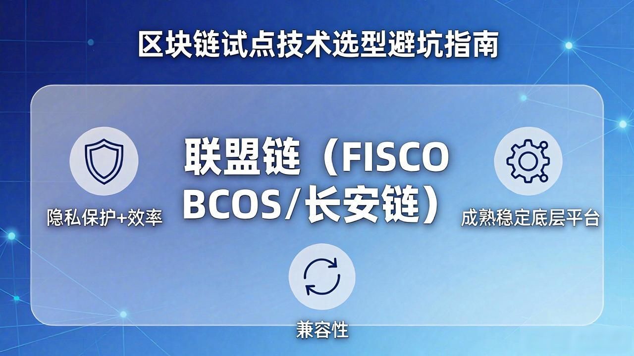 区块链试点怎么选？看这4点避坑指南