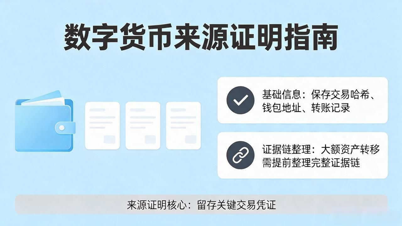 数字货币怎么证明来路？一张图教你搞定来源证明