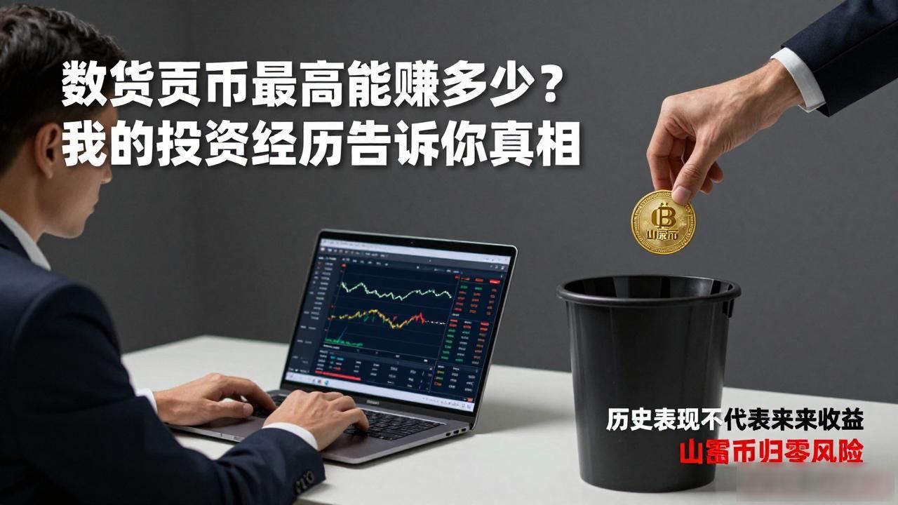数字货币最高能赚多少？我的投资经历告诉你真相