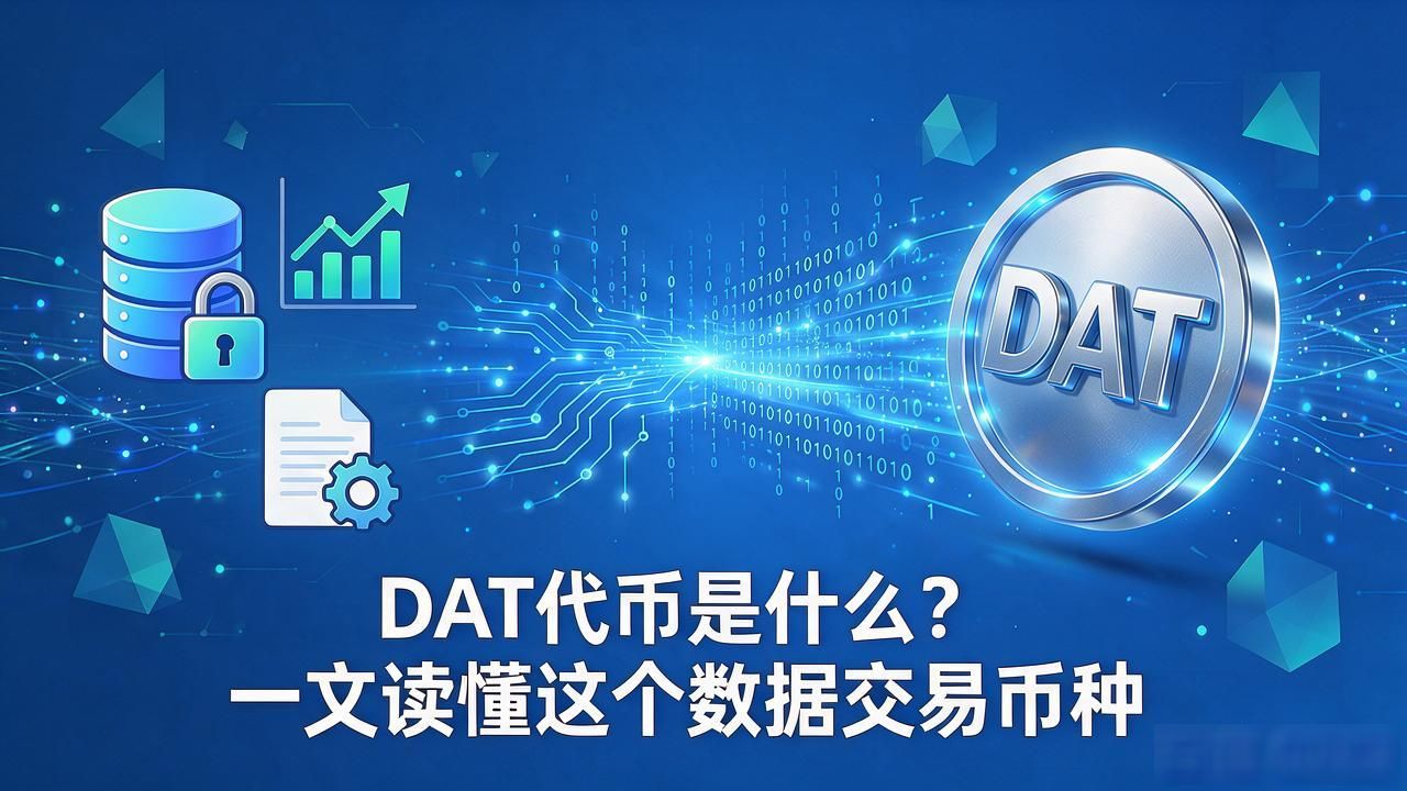 DAT代币是什么？一文读懂这个数据交易币种