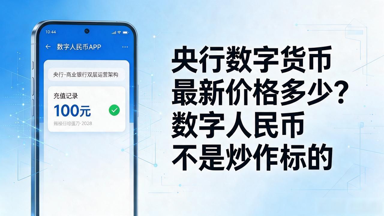 dcep央行数字货币最新价格_数字人民币不是加密币没有价格_央行数字货币最新报价是山寨项目