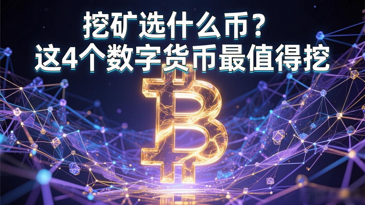 挖矿选什么币？这4个数字货币最值得挖